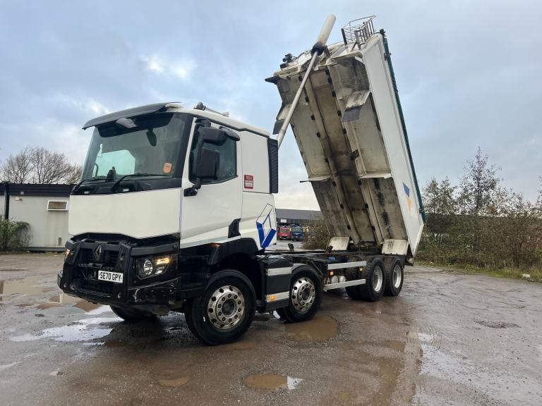Renault C (C) 430 8X4 WILCOX ALLOY TIPPER , SLEEPER, WEIGHER , FULL MOT 