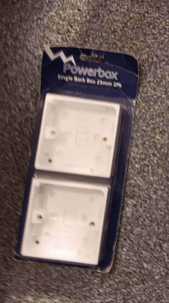 Powerbox, Single Black Box 25mm 2PK