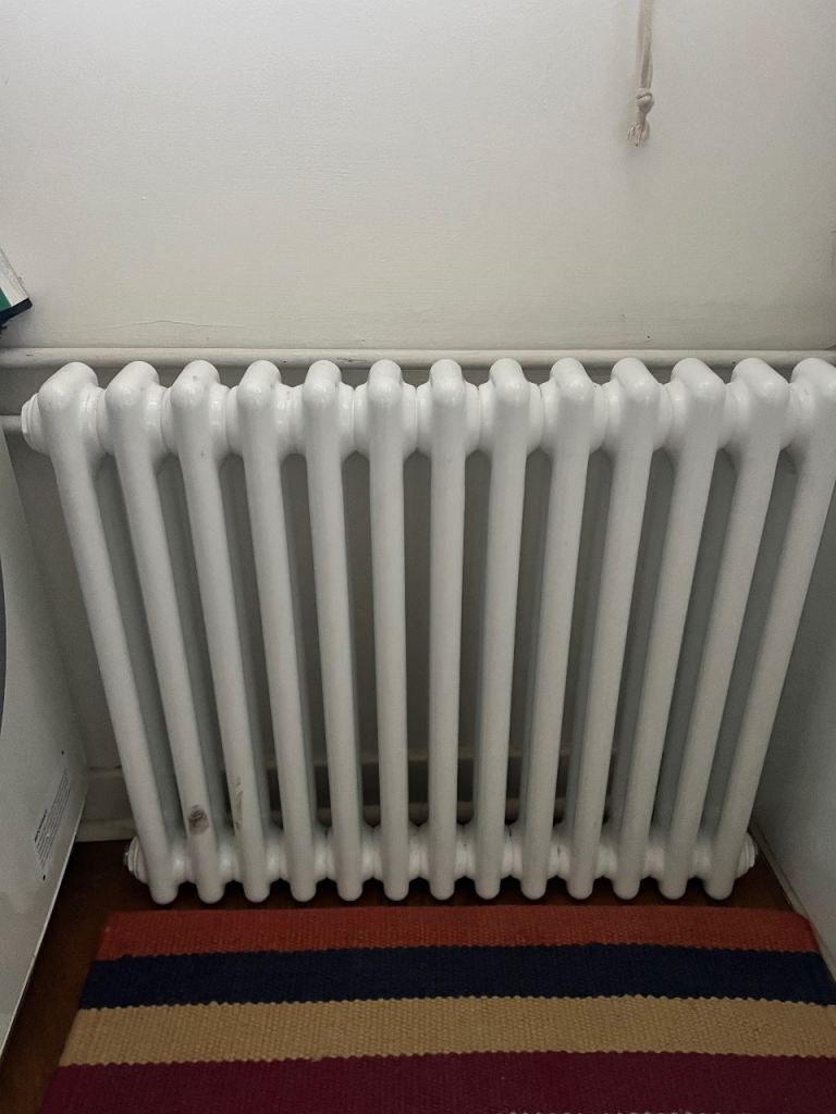 Modern White Column Style Radiator, 2 Column, 80x60cm
