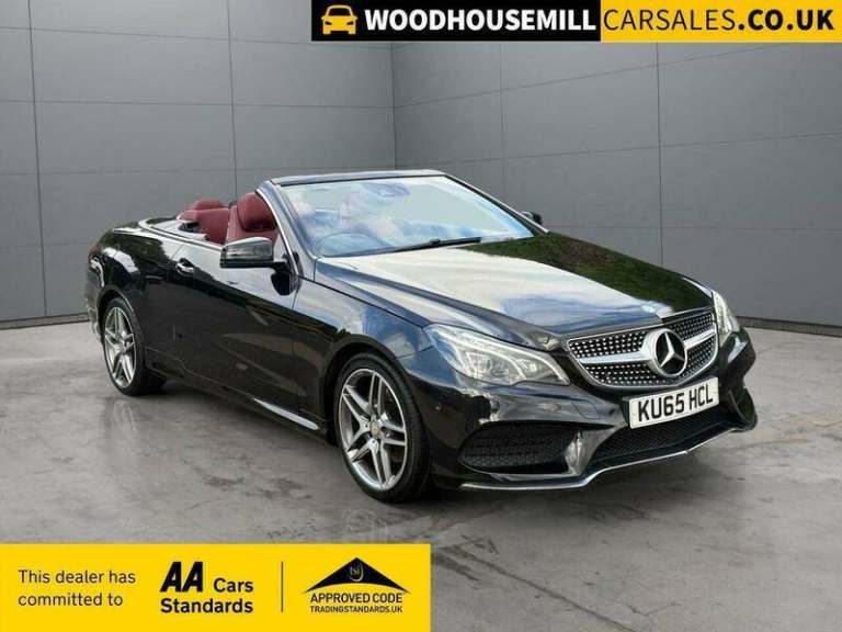2015 Mercedes-Benz E Class 2.1 E220 BlueTEC AMG Line Cabriolet G-Tronic+ Euro 6 (s/s) 2dr CONVERT...