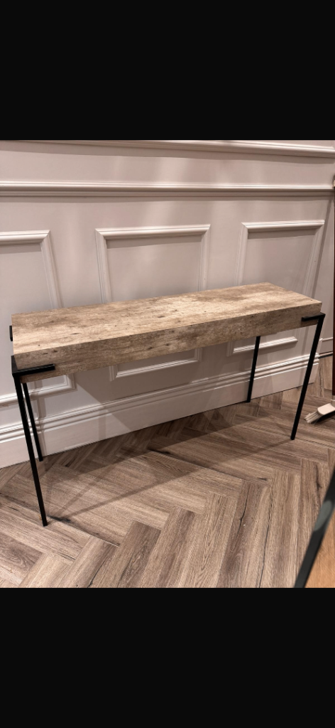 Stone effect console