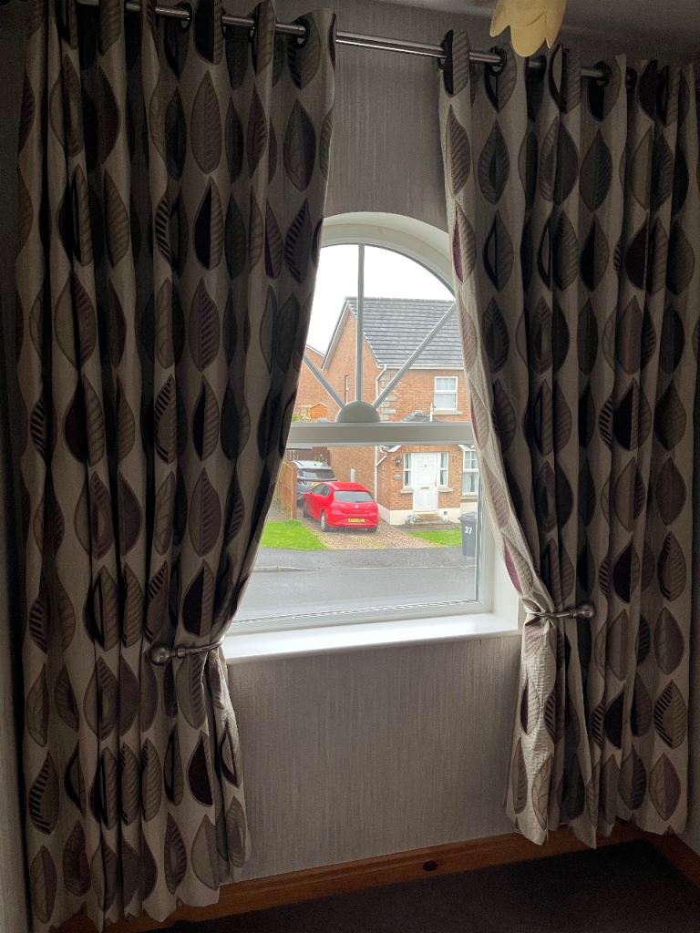 Professionally made curtains 