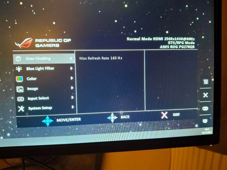image for ASUS ROG PG278QR PC Gaming monitor 27"