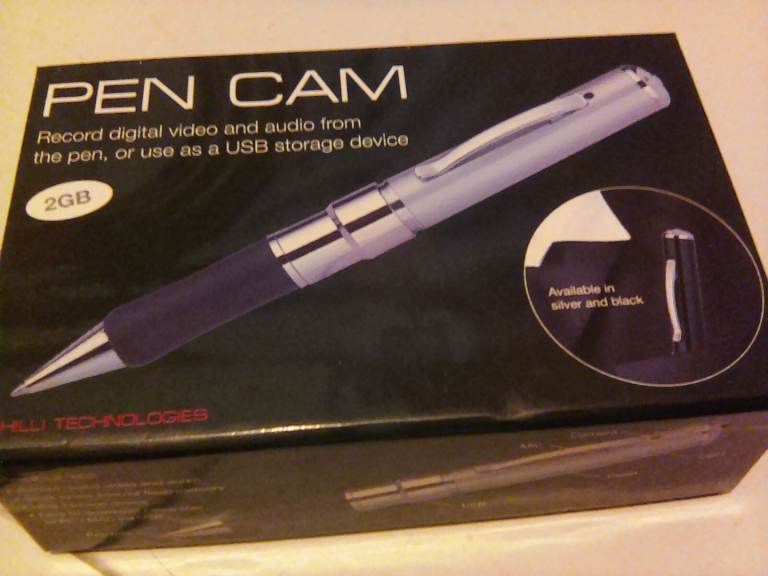 Chilli Technologies Pen Cam, Record digital video and audio from the pen,
