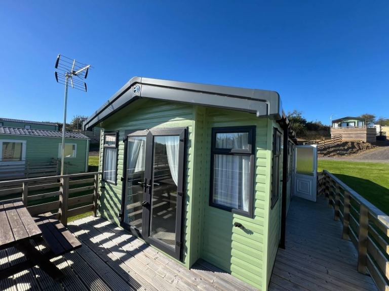 Escape to Seaward Holiday Park! Your stunning 3-bed caravan with incredible view