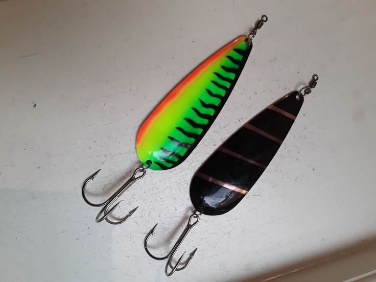 Two Abu Garcia Pike Spoons 