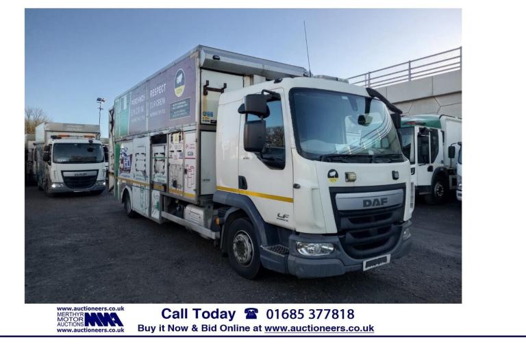 2018 DAF TRUCKS LF 210 4X2 AUTO 12 TON TERBERG RECYCLING UNIT (EURO 6) ----------------------- NA...