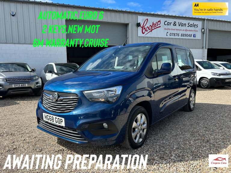2019 Vauxhall Combo Life 1.5 Turbo D 130 Energy 5dr Auto MPV Diesel Automatic