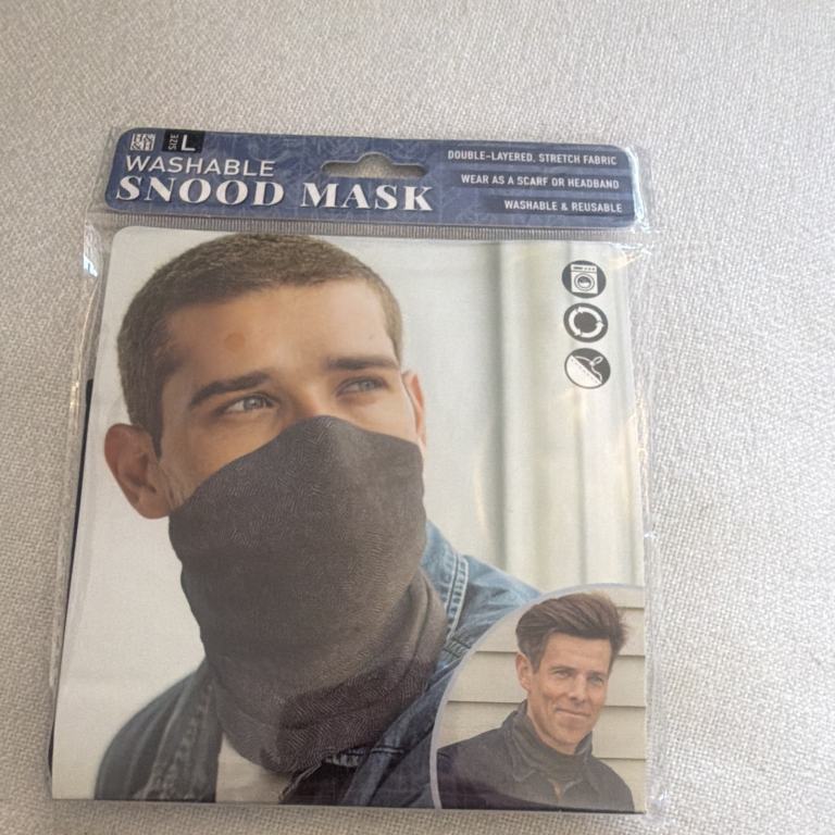 Washable Snood Scarf Mask