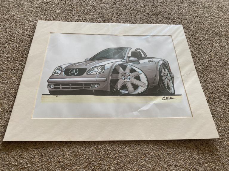 Mercedes car mounted picture 