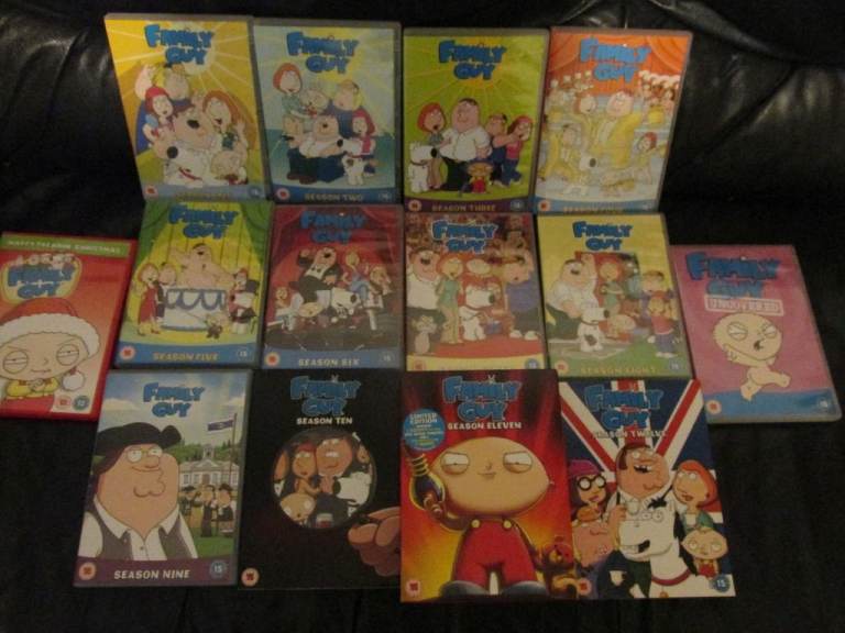 Family Guy DVD Box Sets Seasons 1-12 + 2 others
