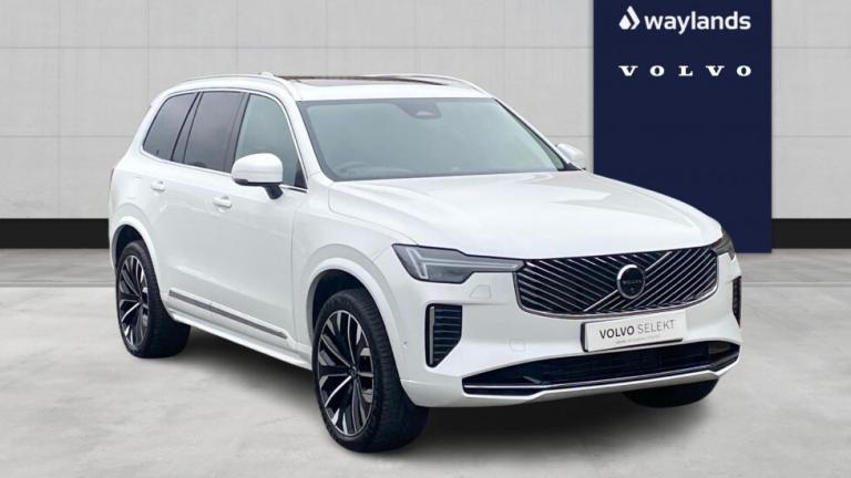 2025 Volvo XC90 Ultra, T8 AWD Plug-in hybrid, Electric/Petrol, Bright, 7 Seats Estate Petrol Para...