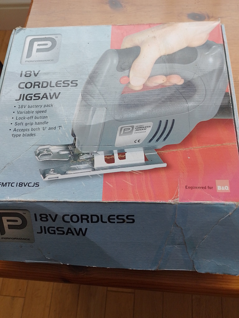 18V Cordless Jigsaw - very little use