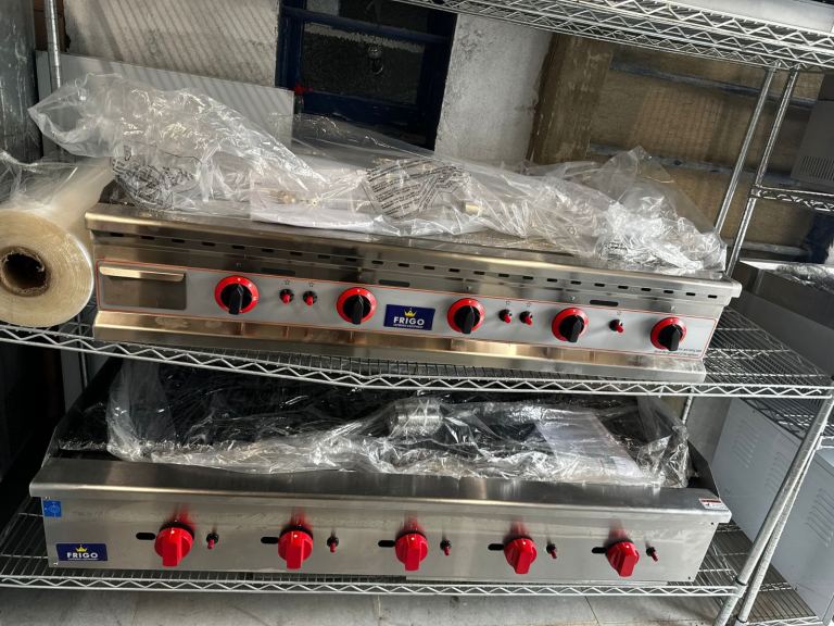 Commercial charcoal gas grill gas griddles top quality 