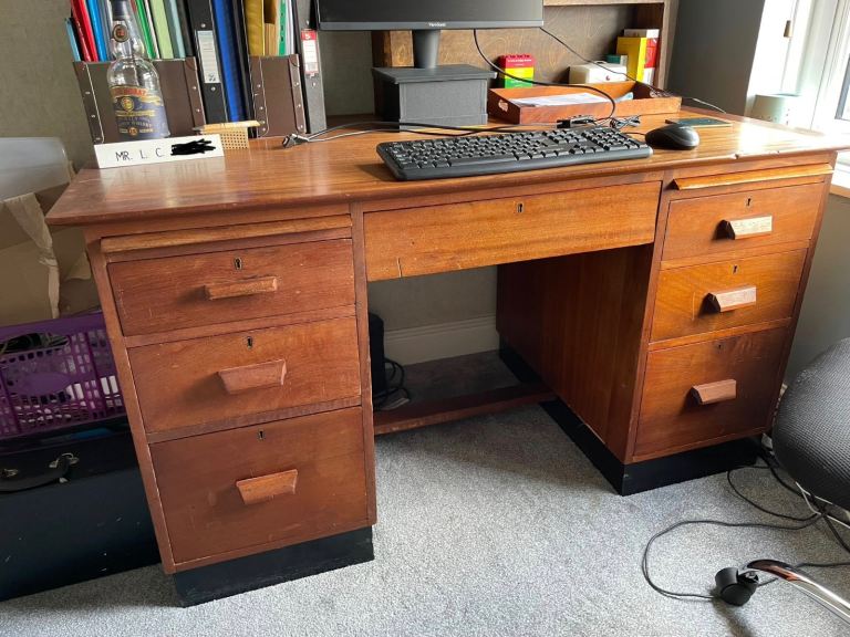 Classic old wooden desk for sale