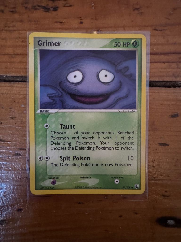 Grimer ex Team Rocket Returns Non Holo 2004 56/109 