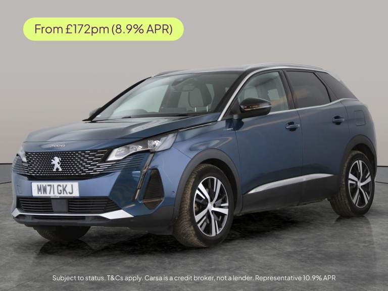2021 Peugeot 3008 1.6 13.2kWh GT Premium SUV 5dr Petrol Plug-in Hybrid e-EAT 4WD Euro 6 (s/s) Suv...
