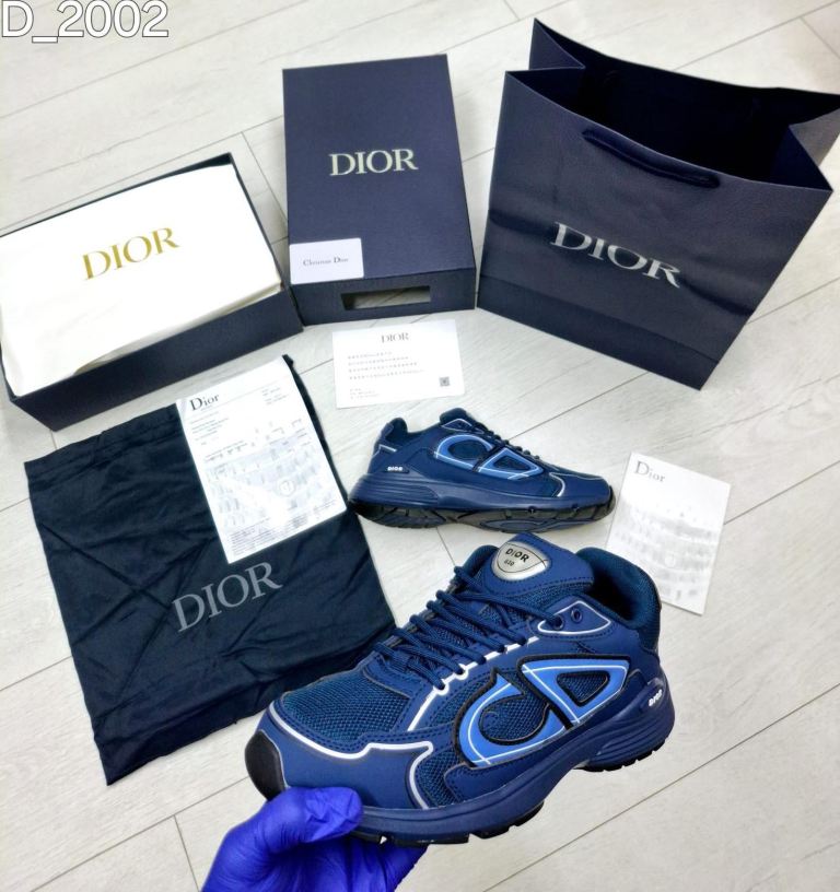Dior B30 Sneakers - Navy Blue 
