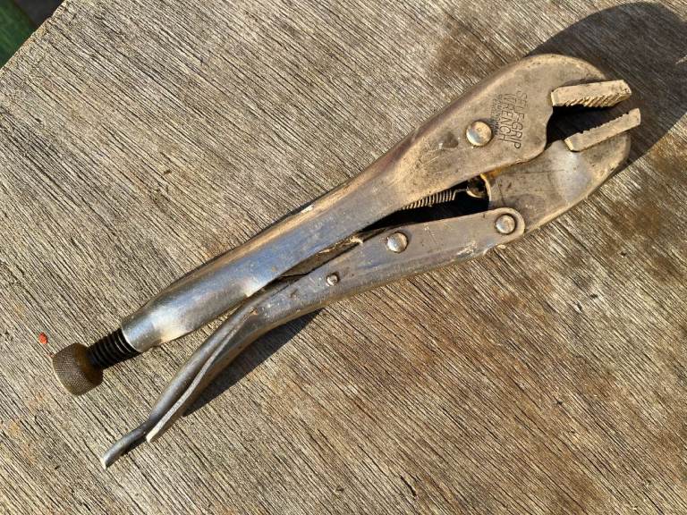 Vintage Genuine 9" Mole Self-Grip Wrench