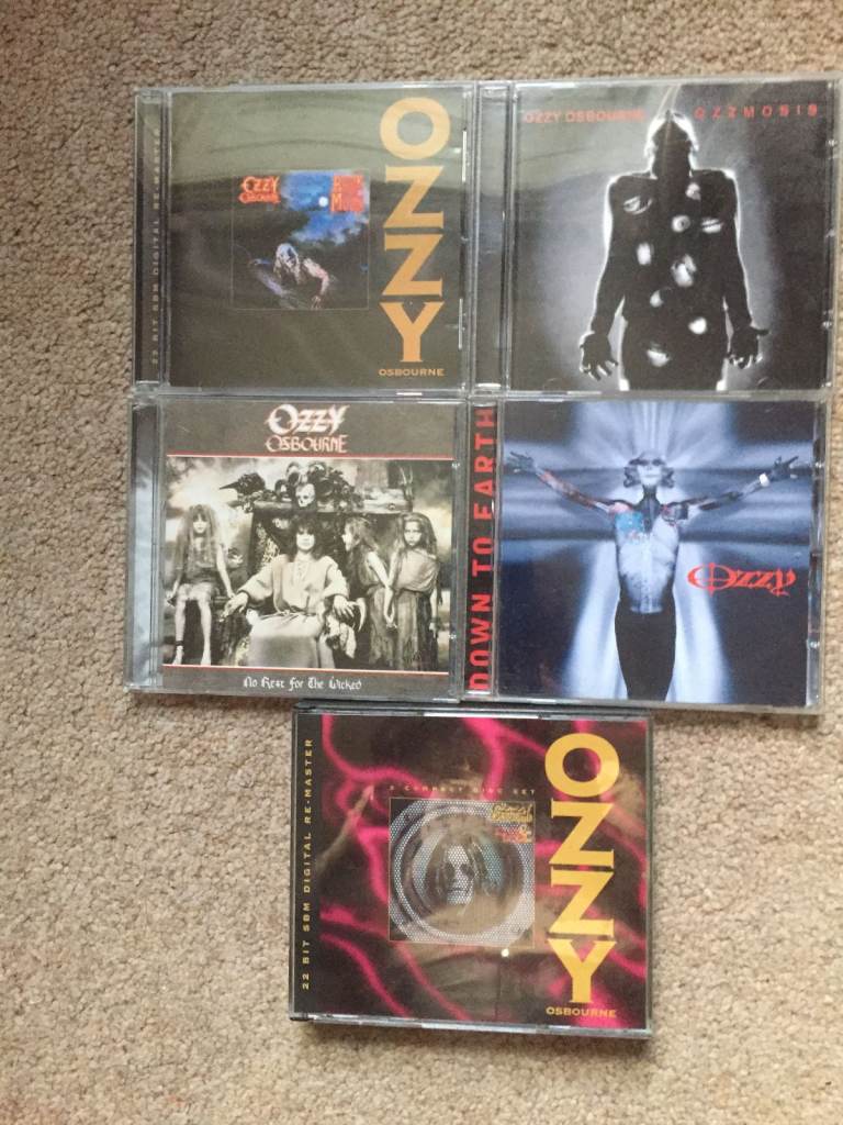 Six Ozzy Osbourne CD's