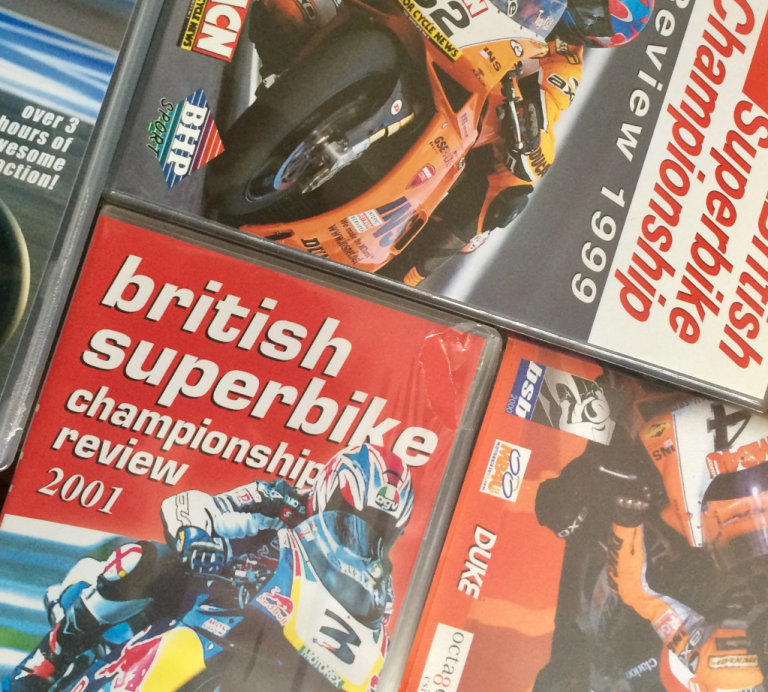 BRITISH SUPERBIKE CHAMPIONSHIP REVIEW 1998 TO 2002 - VHS - BUNDLE OF 5 FOR £15