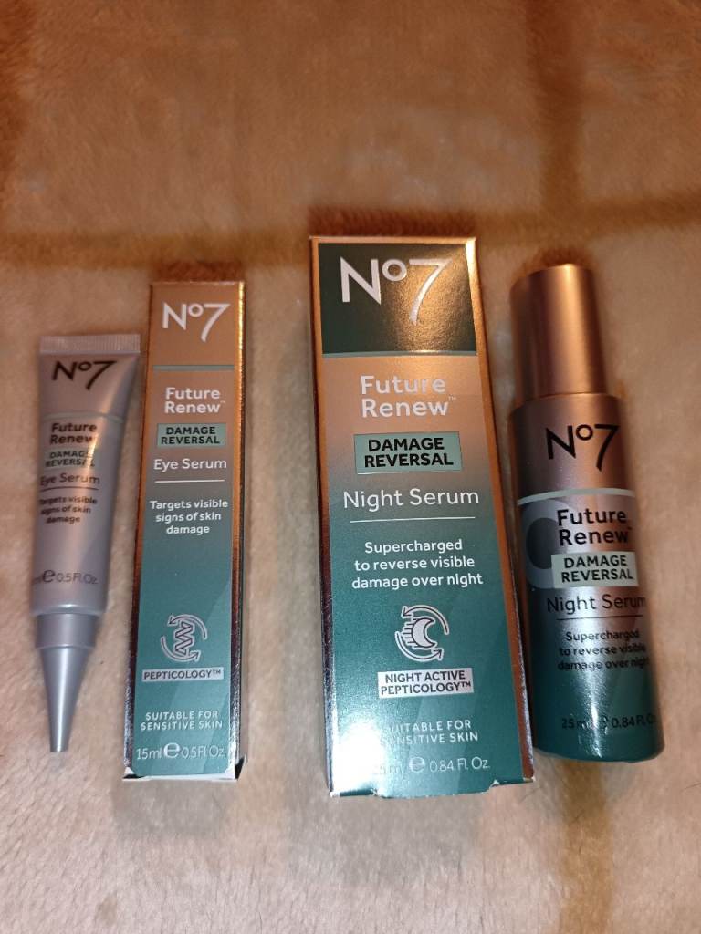 No7 Future Renew Night Serum & Eye Serum – Brand New
