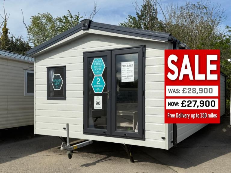 Brand New 2026 2 Bed Static Caravan - Offsite Sale for Private Land - DG & CH 