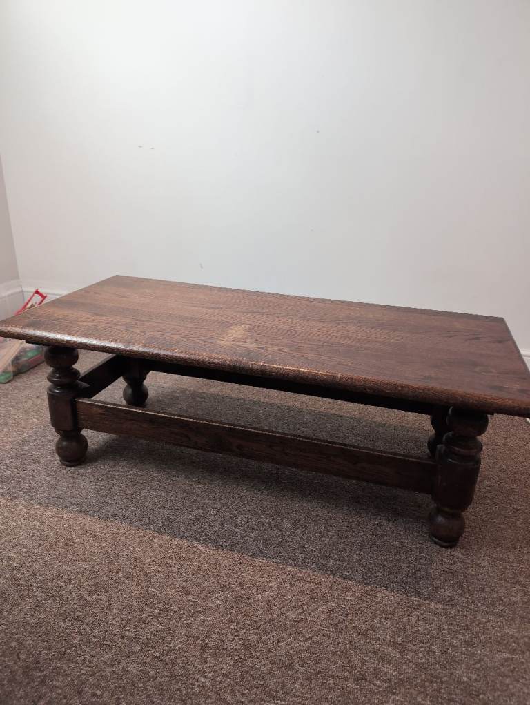 Solid wood coffee table 