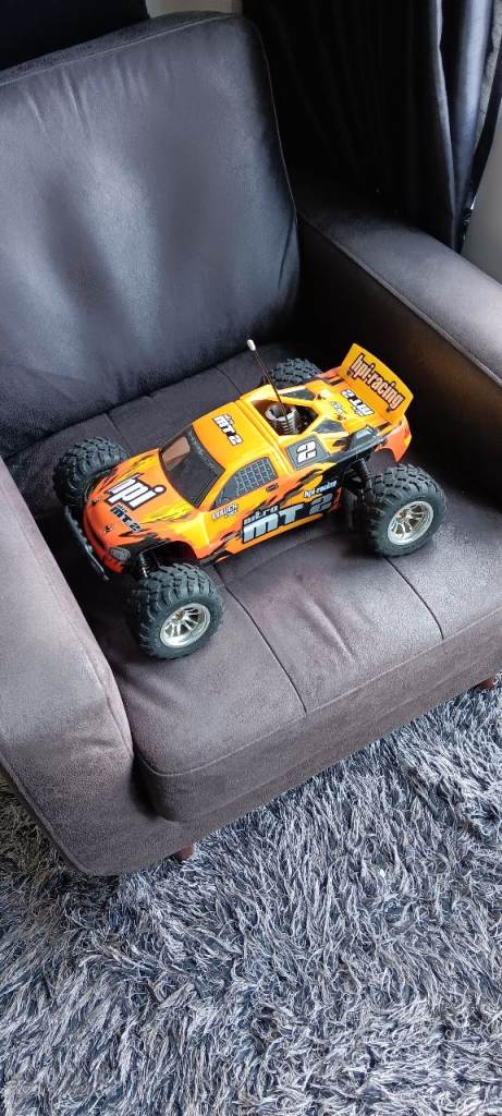 Orange RC Monster Truck – Good Condition