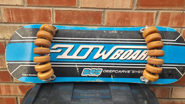 Classic vintage skateboard flowboard dcs