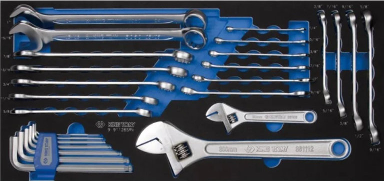 King Tony 26Pc. Combination Wrench / Spanner & Hey Key Set