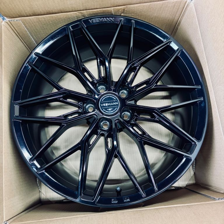 19” 5x112 Veemann MF-Z5 Alloys Black Wheels VW Caddy Golf Mercedes A Class CLA Audi A3
