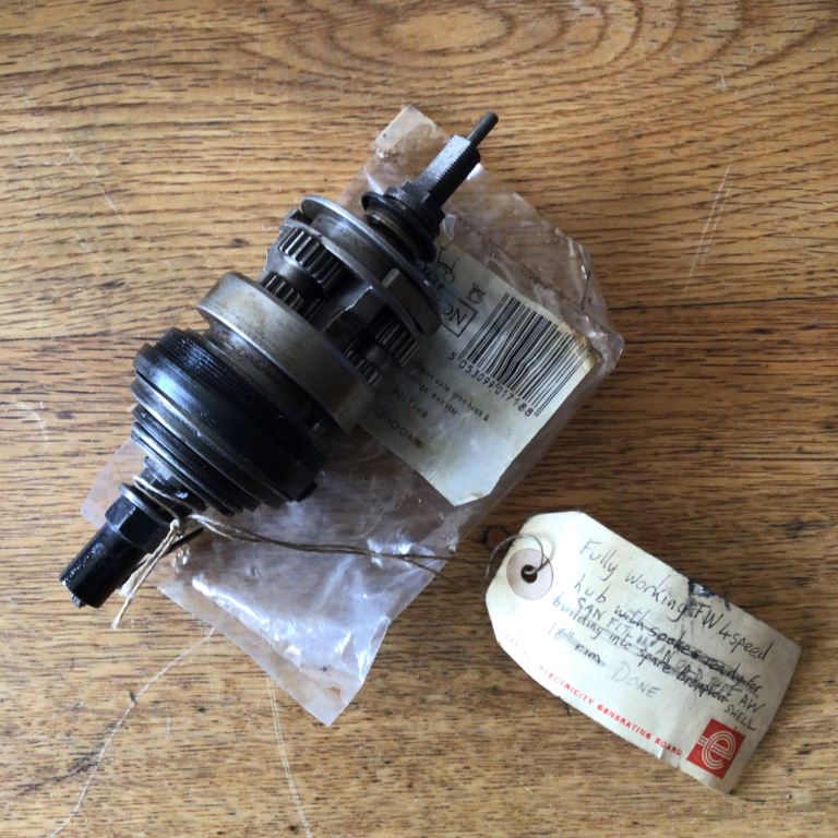 Brompton / sturmey archer 4 speed hub gears 