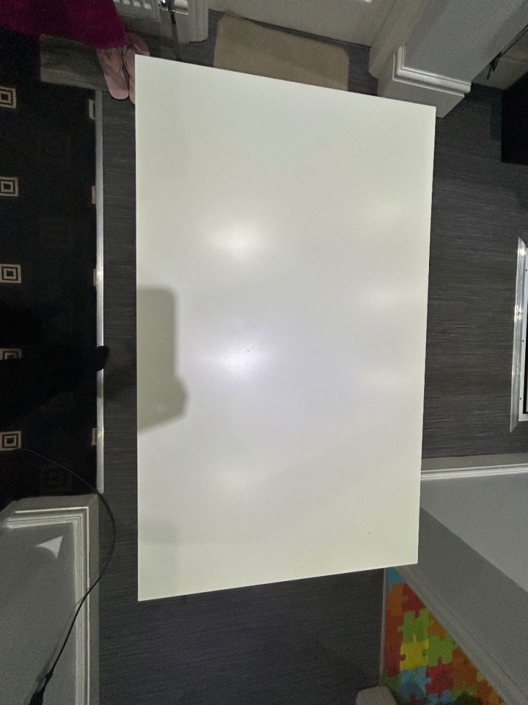 White IKEA Linnmon Tabletop - Fair Condition