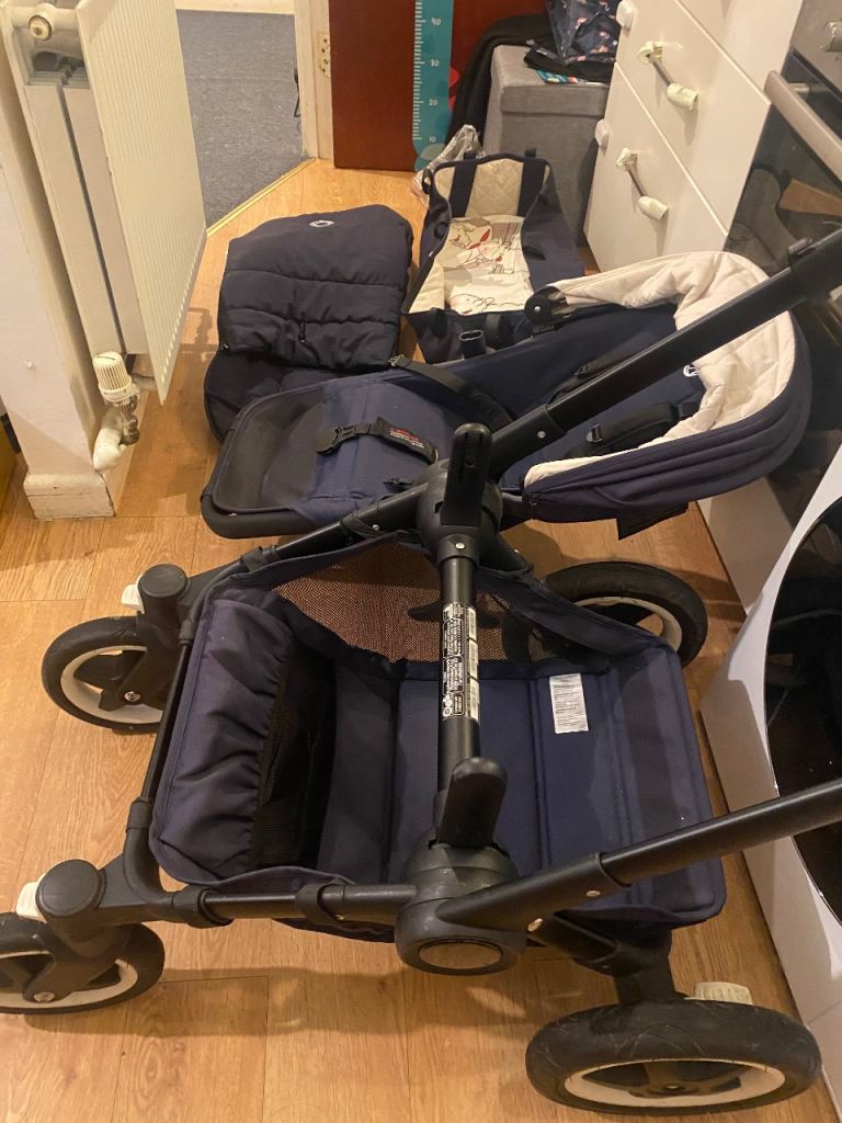 Bugaboo Buffalo Pram & Pushchair + Newborn Carrycot – Excellent Condition – £120 (No Offers)