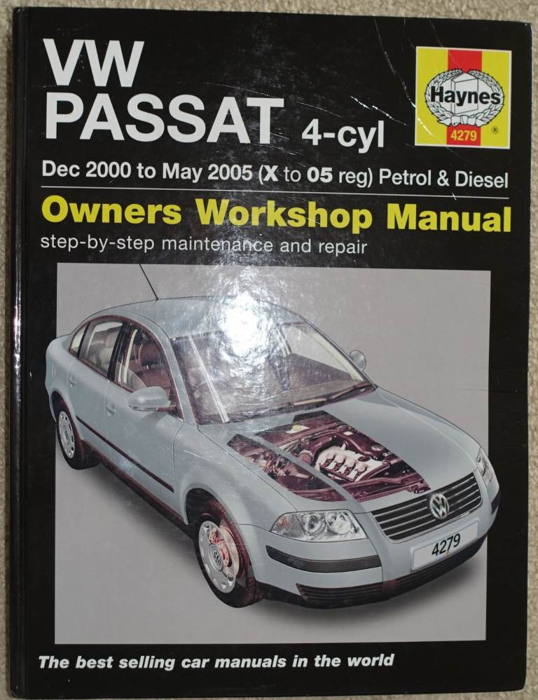 Haynes Owners Workshop maintenance manual for VW Volkswagen Passat (X to 05 reg)
