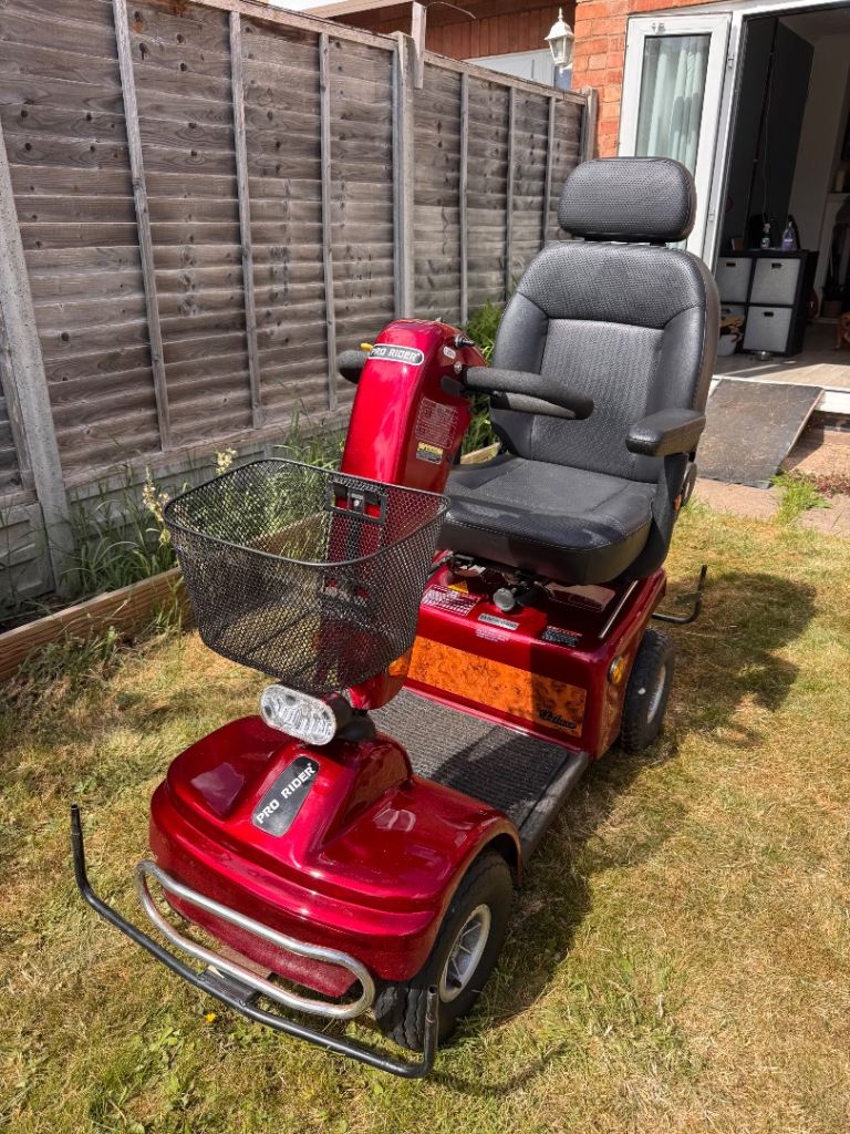 Pro rider road king Mobility Scooter – Red, Good Condition