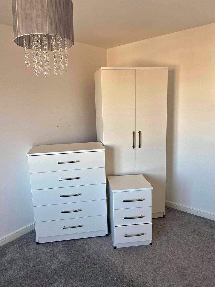 image for Wardrobe + Chester + Bedside Tables For Sale not free