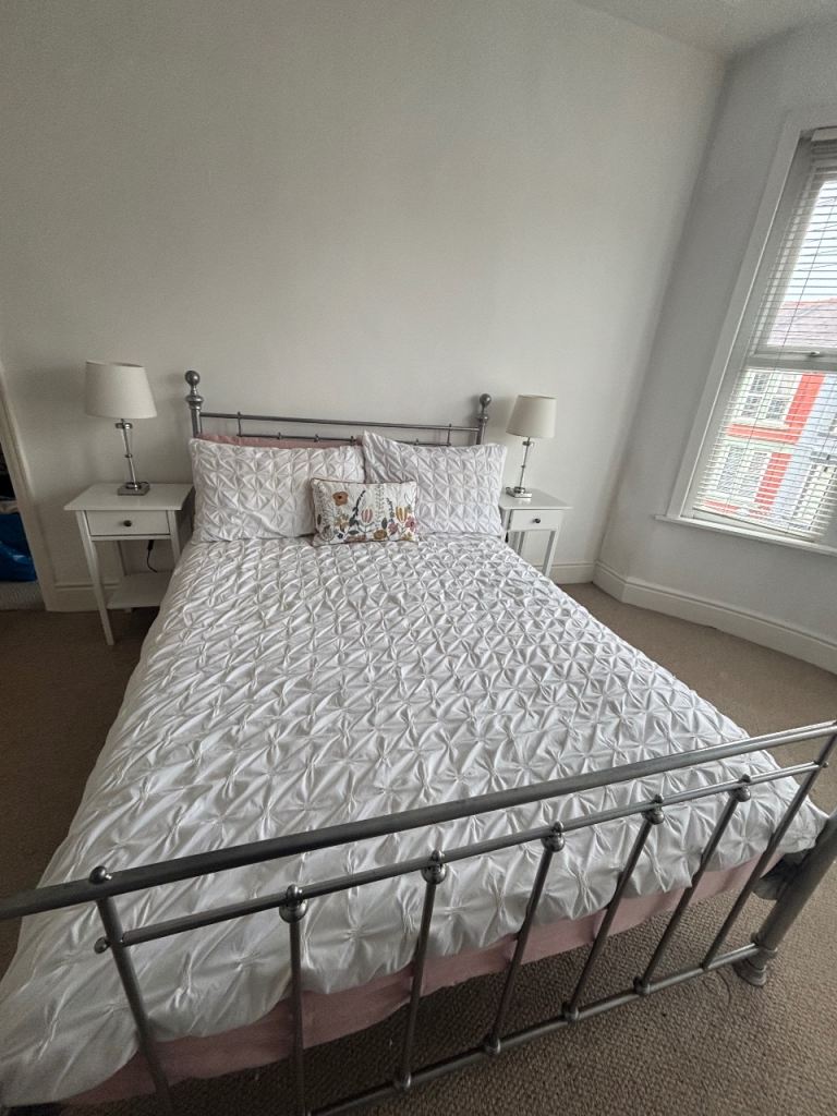 Double bed (frame & mattress) 