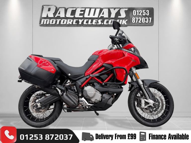 DUCATI MULTISTRADA 950 S 2019 19 REG 14,204 MILES RED USED MOTORCYCLE 937CC