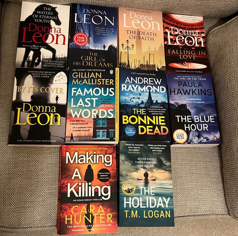 10 x Crime/Thriller Paperback Books