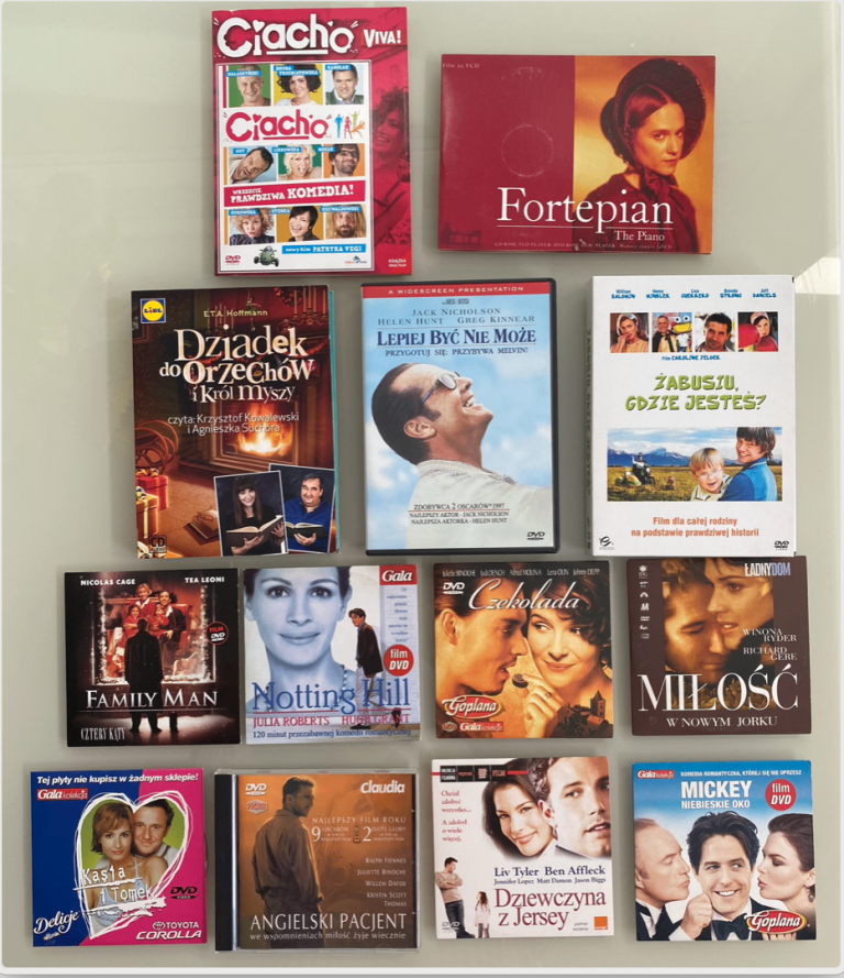 Collection of 13 DVDs in Polish– Various Films, Very Good Condition