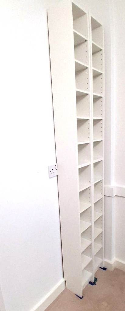 IKEA TALL SHELVING ADJUSTABLE /FOR DVDS/CDS/ORNAMENTS/ 12 SHELVES BARGAIN 