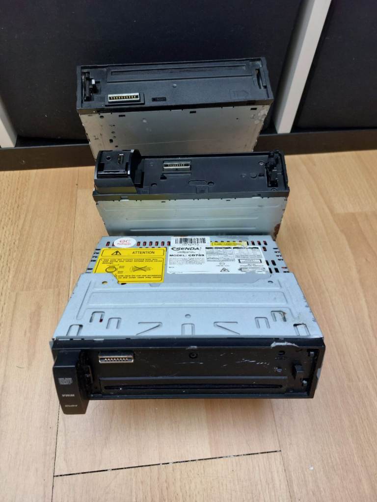X3 Car Stereos bundle FOR SPARES/PARTS all 3 without front panel