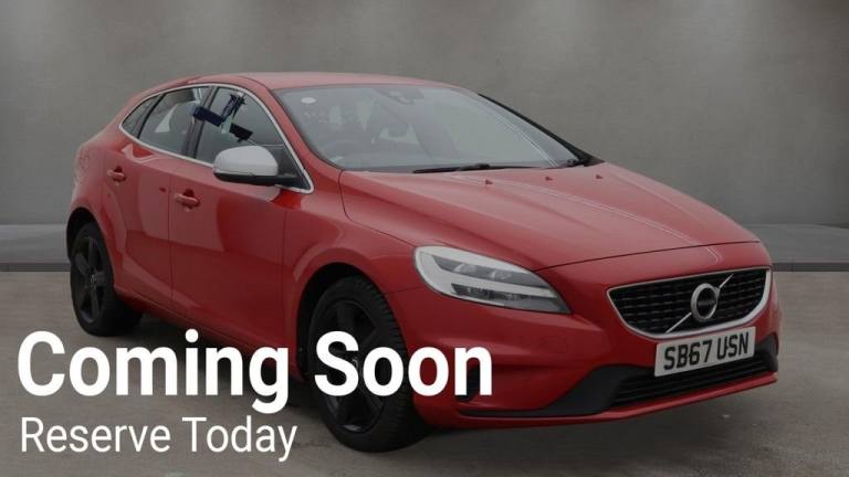 2017 Volvo V40 2.0 D2 R-Design Nav Plus Hatchback 5dr Diesel Manual Euro 6 (s/s) (120 ps) Hatchba...