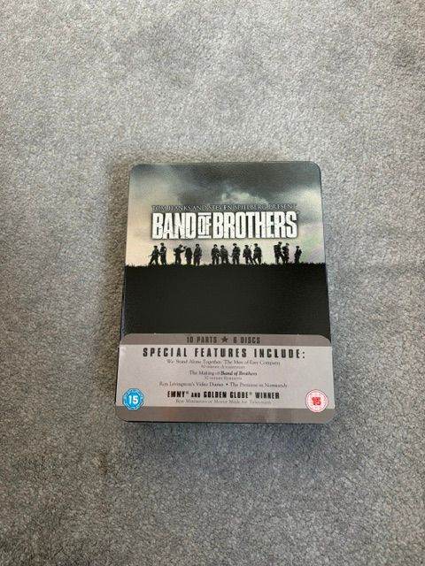 Band of Brothers DVD's - 10 parts, 6 discs in collectors tin  