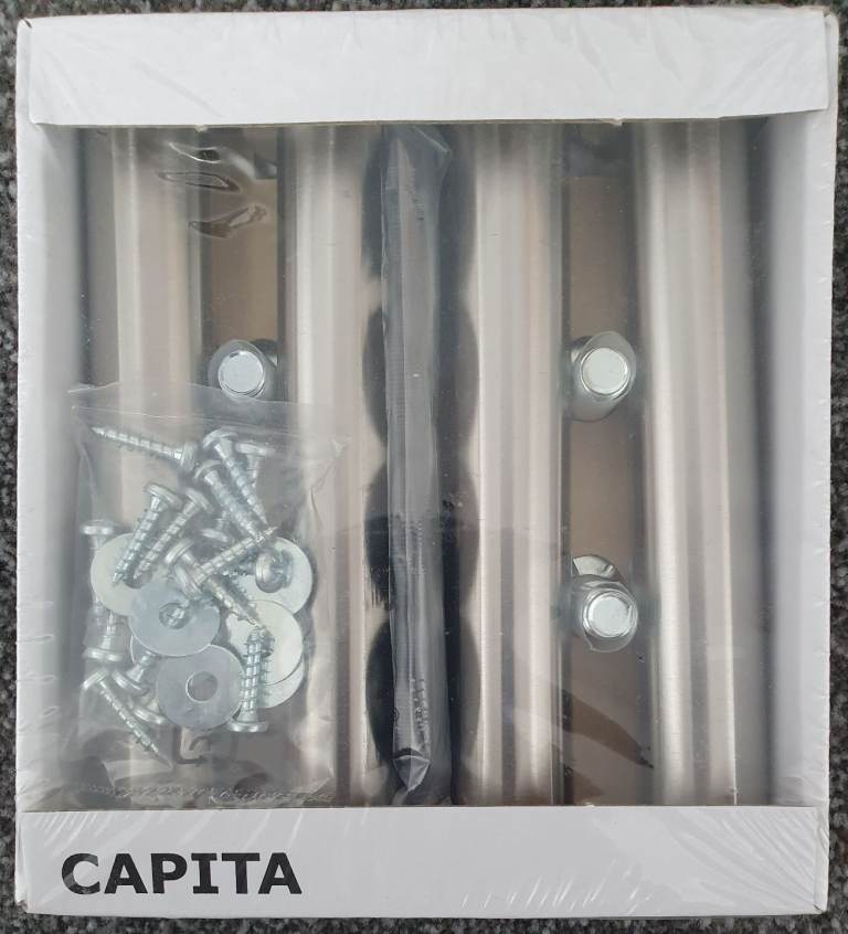 IKEA CAPITA KITCHEN CABINET ADJUSTABLE STEEL LEGS 16 CM x 4 NEW 102.678.95 