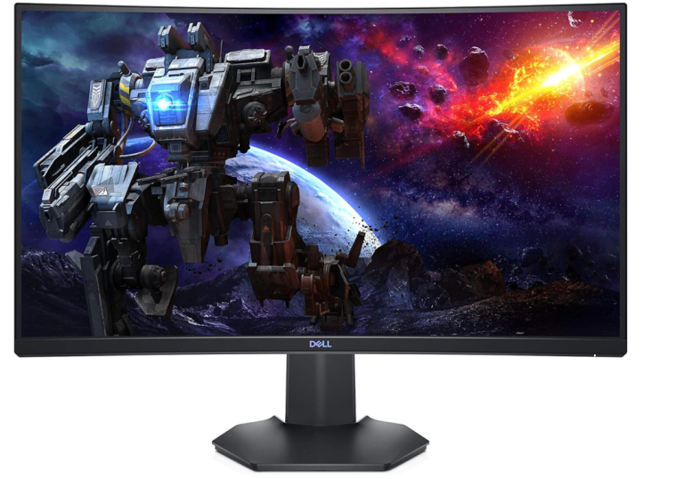 Dell S2721HGF 27 Inch Full HD (1920x1080) 1500R Curved Gaming Monitor, 144Hz