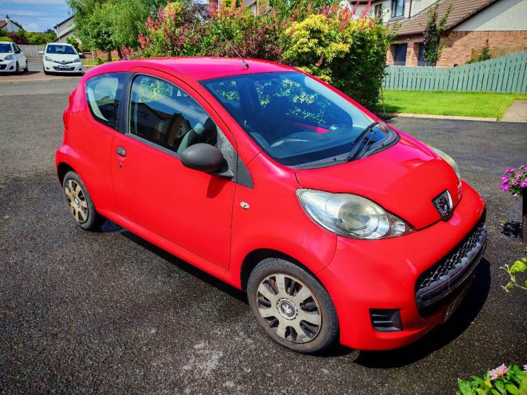2012 Peugeot 107, Red, Manual, very low mileage (23,150) Failed MOT (read description) £950 ONO