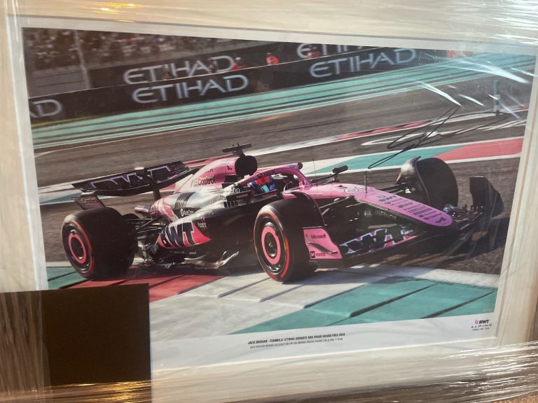Jack Doohan 2024 Abu Dhabi, signed authentic photograph (OPEN TO OFFERS!)